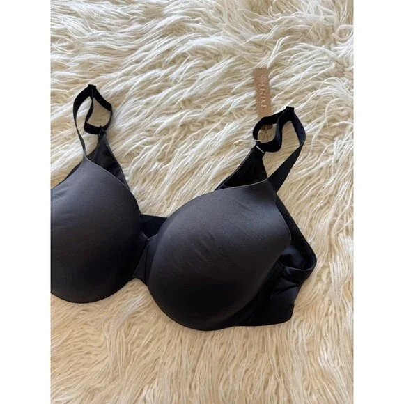 Skims Smoothing Intimates Full Coverage Lightly Lined Bra Onyx Size 38D - Picture 4 of 9